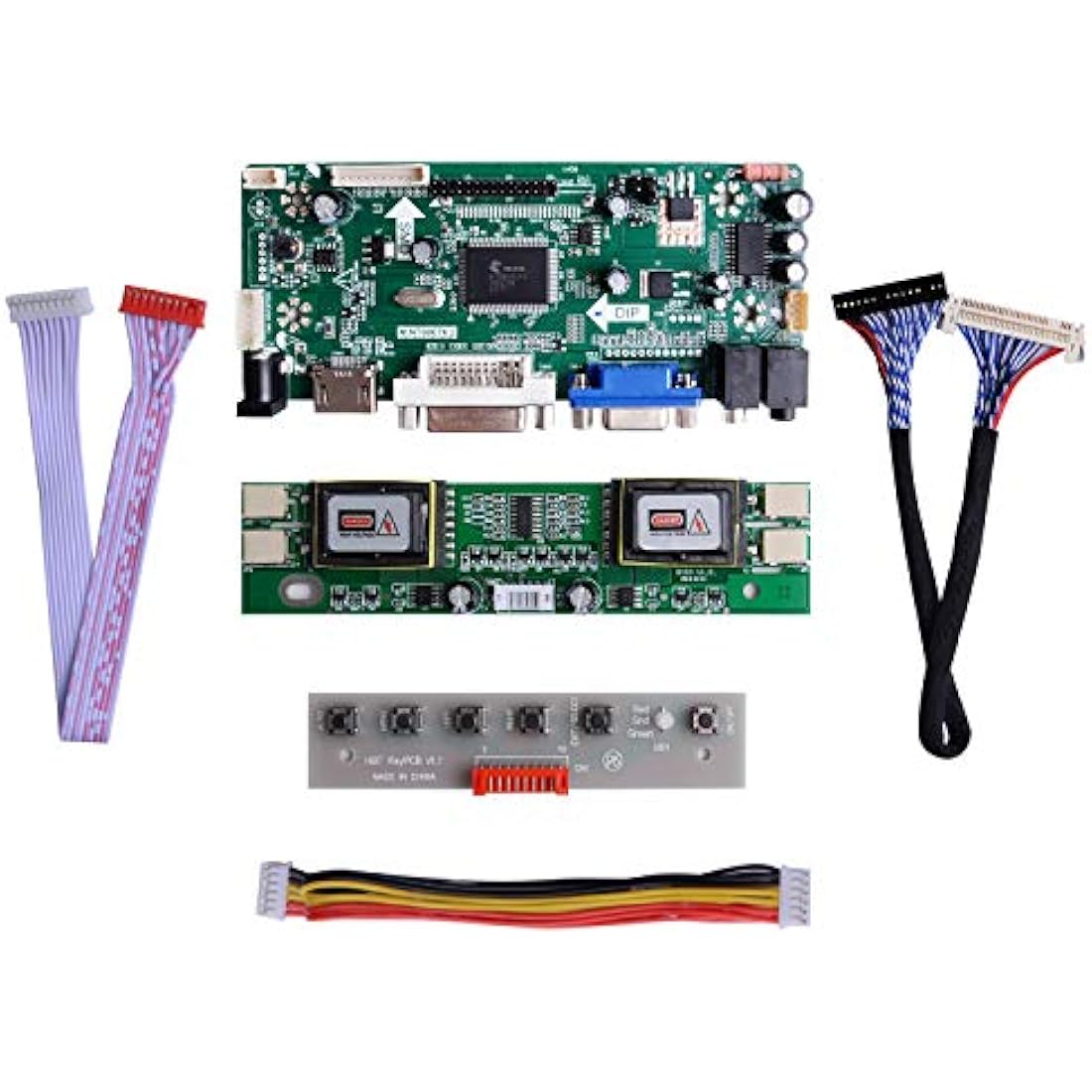 Owootecc HDMI VGA DVI LCD Controller Board for Arcade1Up 17-19" Monitors