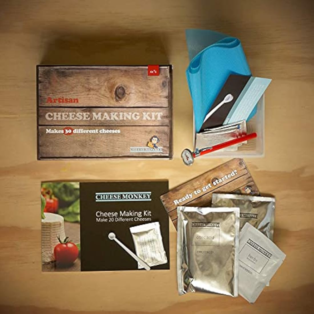 Artisan Cheese Making Kit – DIY Set for 30 Cheese Varieties