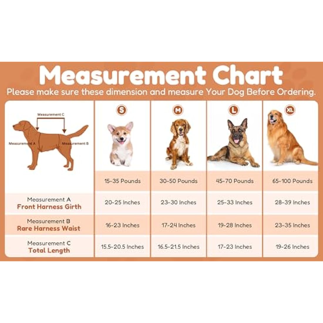 Doggie Stylz Full-Body Lifting Dog Harness | Multi-Functional Support – L