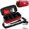 Quiver Time Red Bolt Card Carrying Case | TCG Storage Bag for 800+ Cards