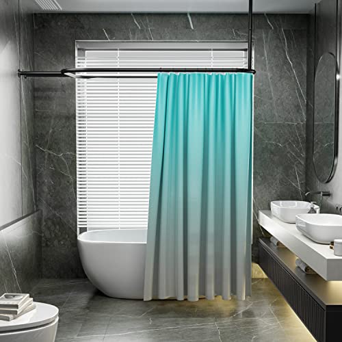 Sikaiqi Oval Shower Curtain Rod for Clawfoot Tubs | Aluminum Alloy - Black