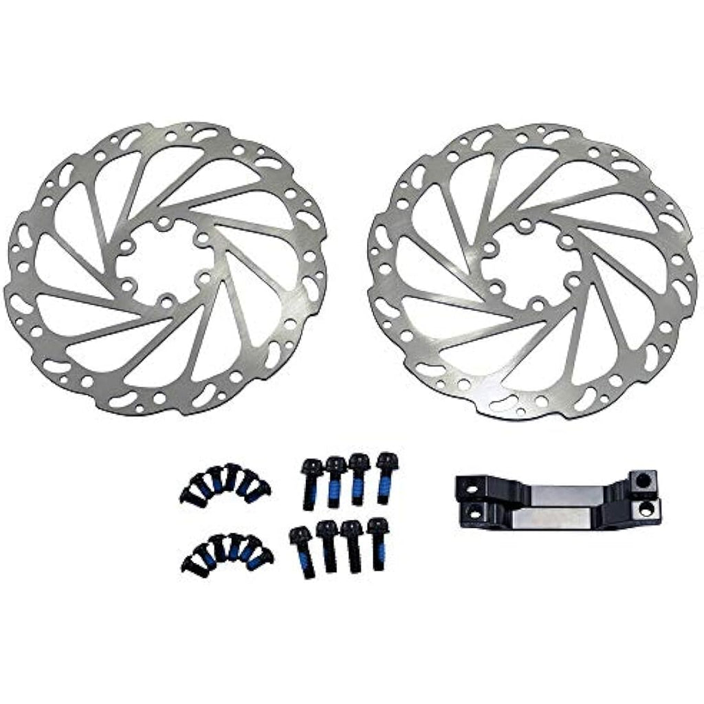 Juin Tech M1 Hydraulic Disc Brake Set for MTB & E-Bike - Gray, 160mm