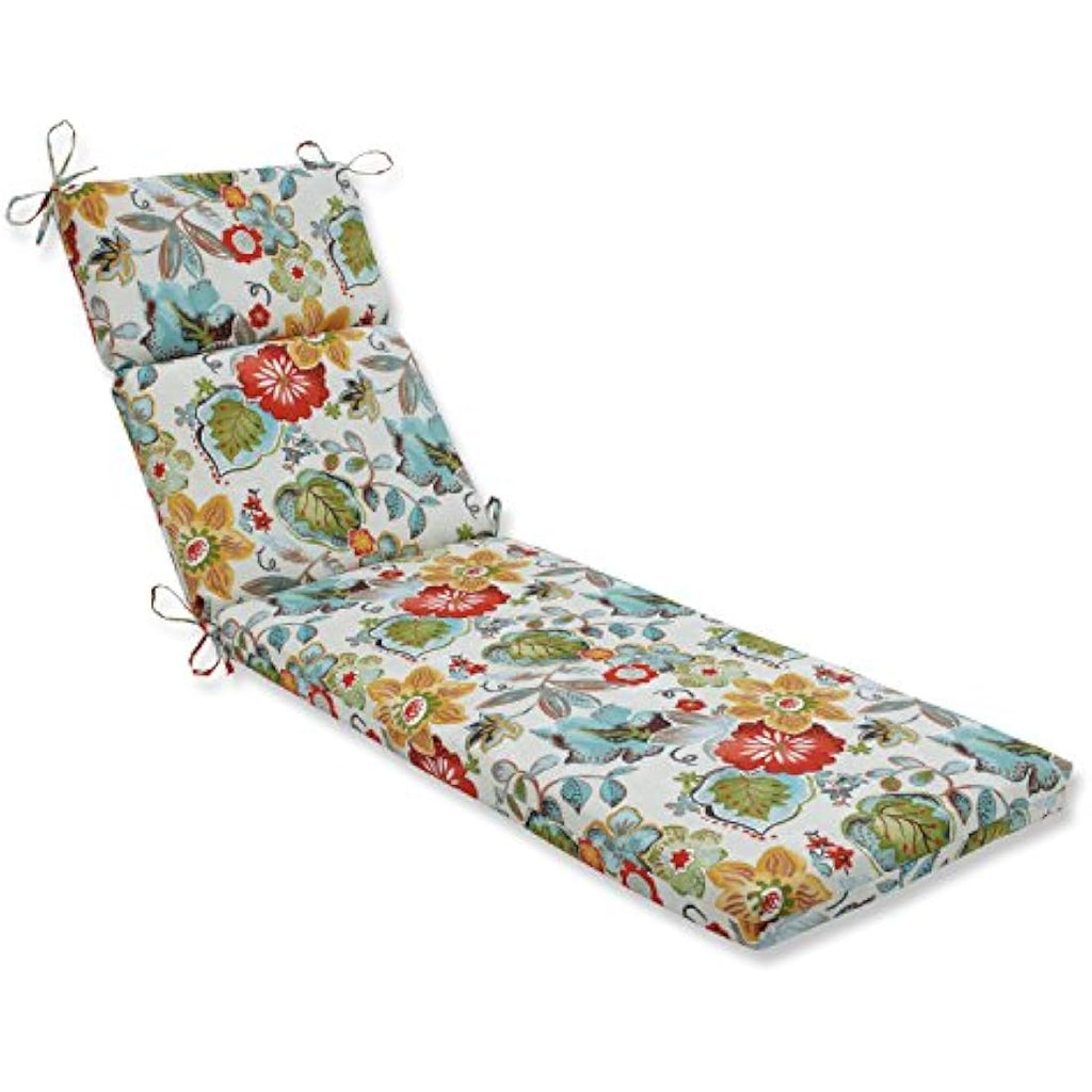 Pillow Perfect Alatriste Ivory Outdoor Chaise Lounge Cushion, 72.5 x 21