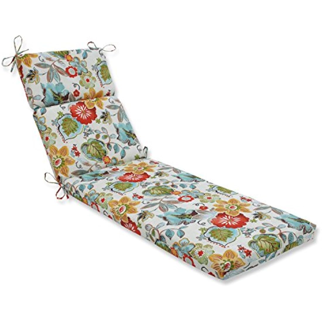 Pillow Perfect Alatriste Ivory Outdoor Chaise Lounge Cushion, 72.5 x 21