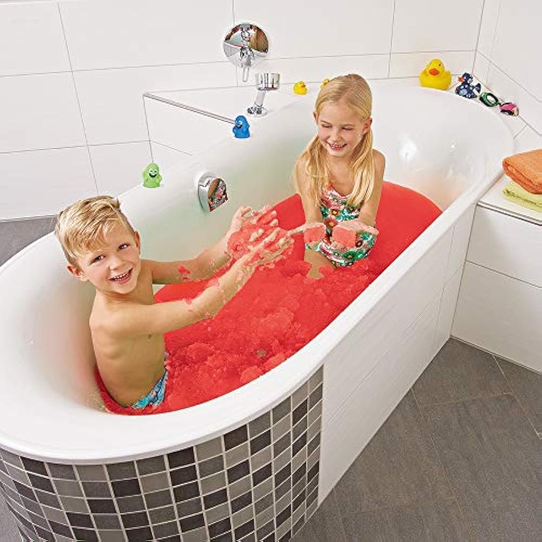 Zimpli Kids Mega Baff Pack – 12 Use Sensory Bath Toy Gift Set
