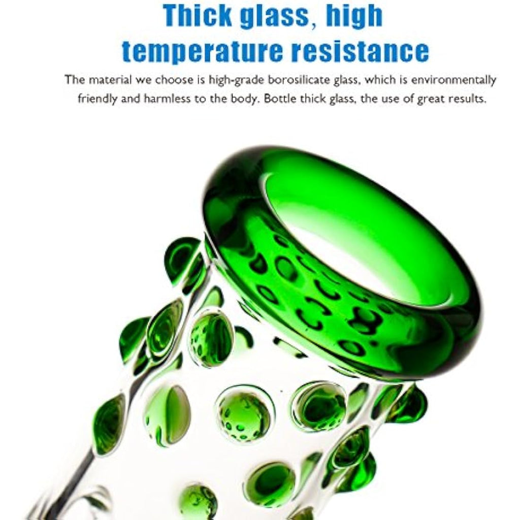Glow in the Dark Glass Beaker Bong | 13.4" Ice Pinch Water Pipe