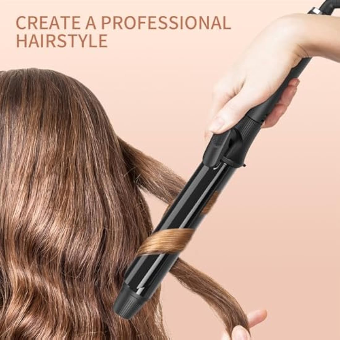 Jolof Store 25mm Ceramic Titanium Hair Curling Wand | 50-230°C