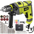 DEWINNER 710W Corded Hammer Drill | 13mm Metal Chuck & 102pc Accessory Kit