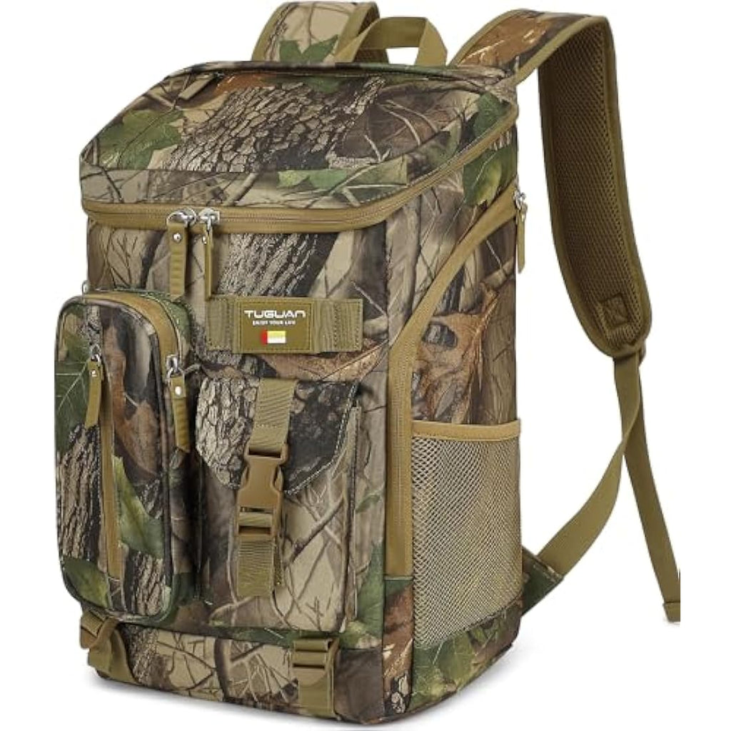 TUGUAN 30L Insulated Cooler Backpack | 36-Can Leak Proof Thermal Bag