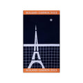 Roland Garros 2023 Players Beach Towel – 100% Jacquard Cotton, Navy