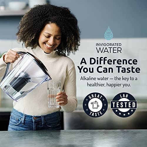 Invigorated Living Alkaline Water Filter Pitcher – 3.5L BPA-Free Jug