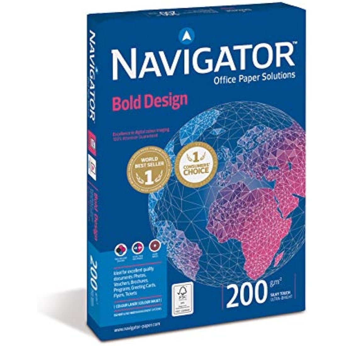 Navigator Bold A4 Multi-Purpose Paper 200g - Digital Printing (1050 Sheets)