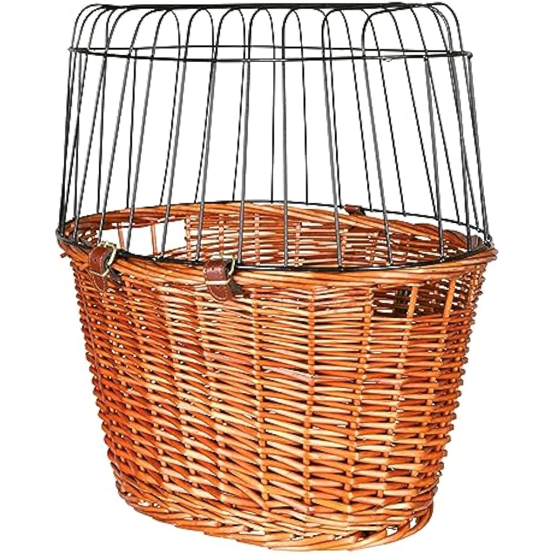 Trixie Willow Front Dog Bike Basket with Grid - Natural - 44x48x33cm