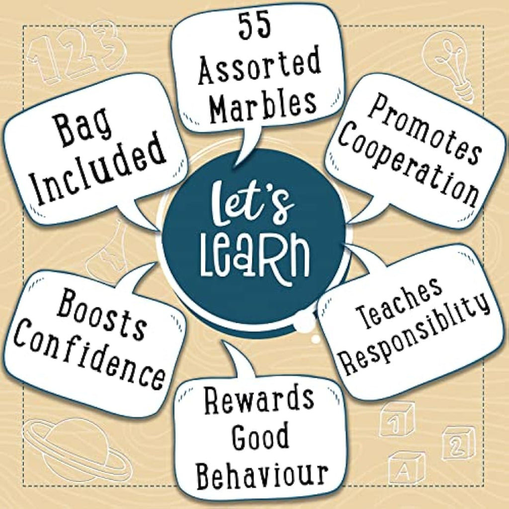 Jaques of London Marble Reward Jar | Kids Positive Behavior System