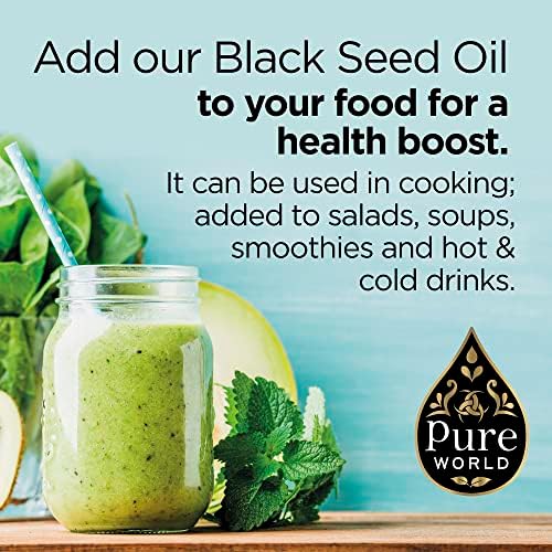 Black Seed Oil – 250ml Cold Pressed Nigella Sativa Glass Bottle