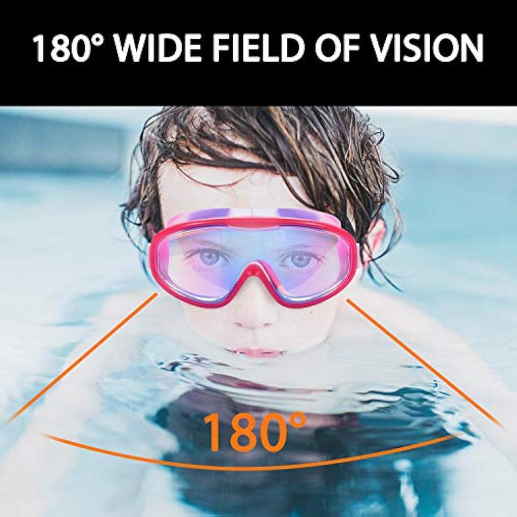 Yizerel Kids Swim Goggles – 2 Pack Anti-Fog UV Protection Eyewear