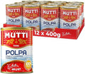 Mutti Finely Chopped Tomatoes - 400g Canned Italian Tomatoes (Pack of 12)