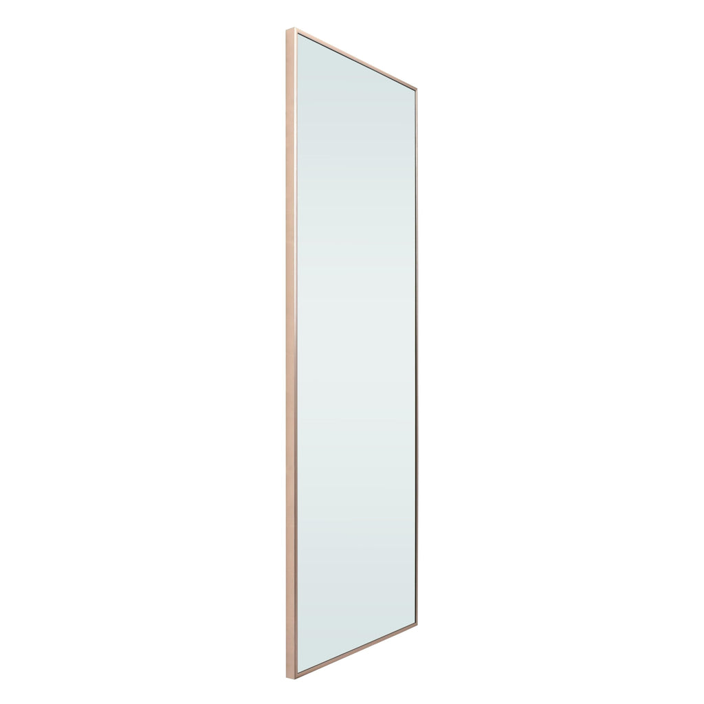Jolof Store Full Length Mirror | 59x20 Rose Gold Metal Framed Mirror