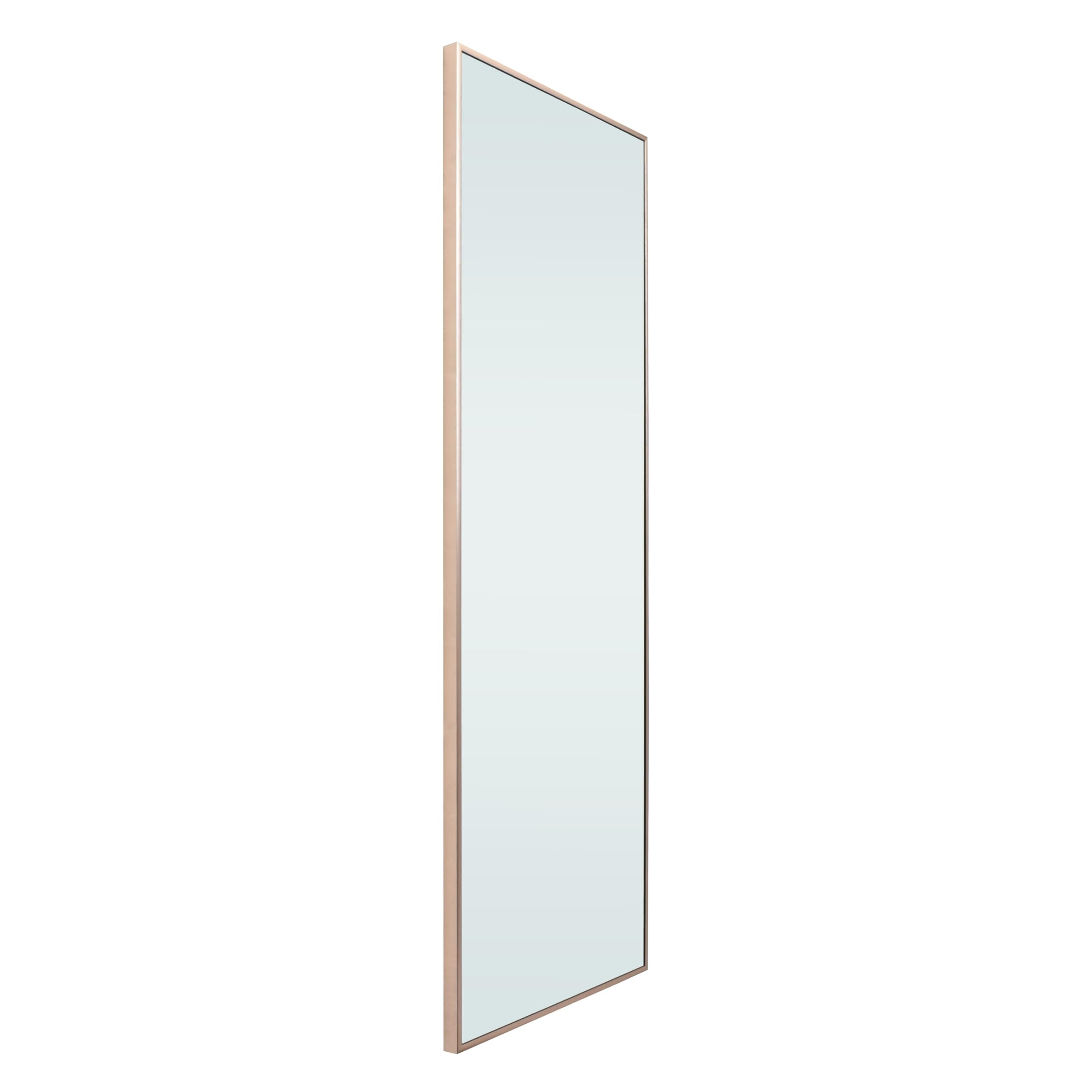 Jolof Store Full Length Mirror | 59x20 Rose Gold Metal Framed Mirror