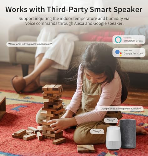 WiFi Smart Temperature and Humidity Sensor – Tuya App Monitor