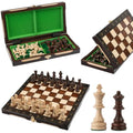 Master of Chess Champion Wooden Travel Chess Set – Handcrafted 29cm