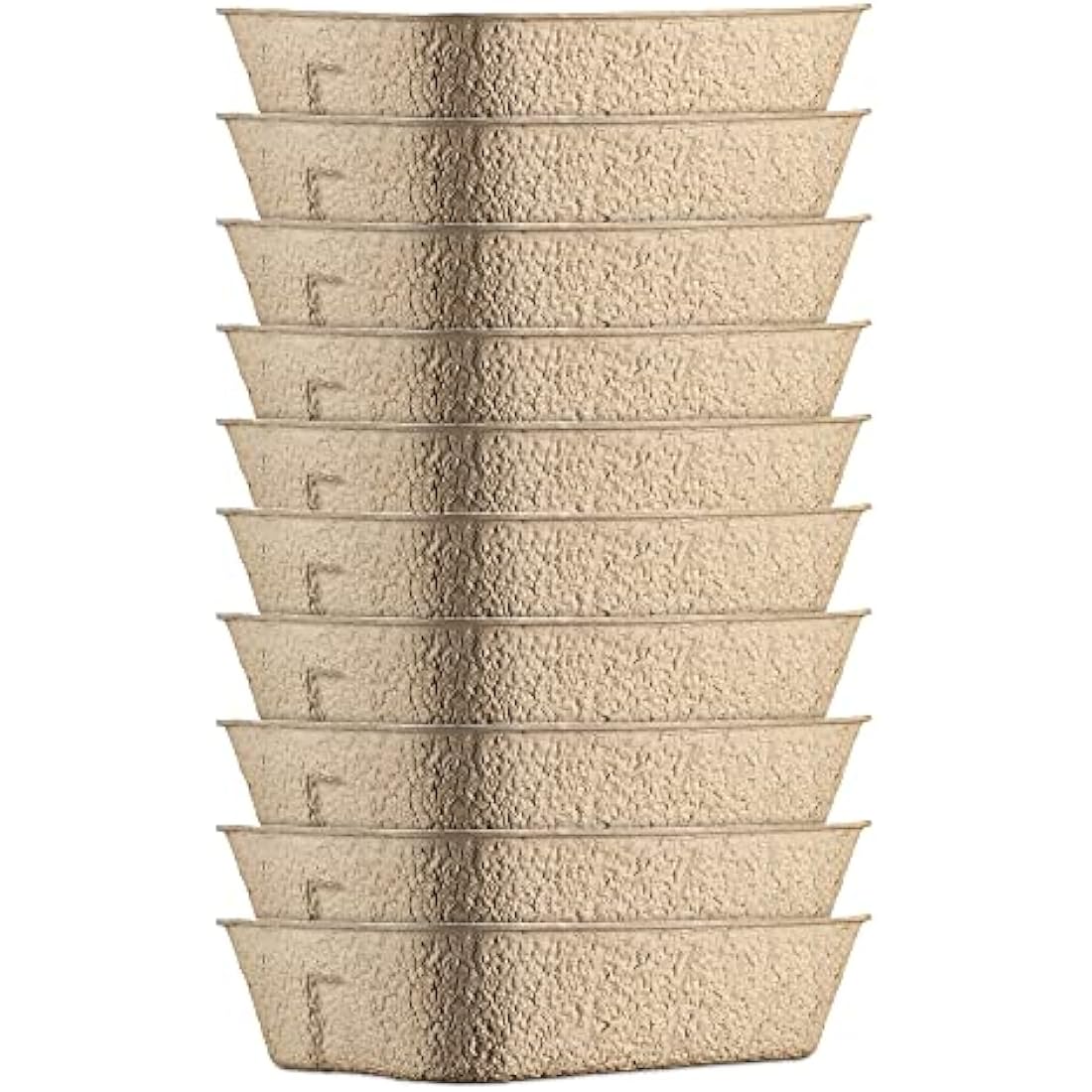 Navaris Disposable Cat Litter Trays | 10-Pack Leakproof Cardboard Liners