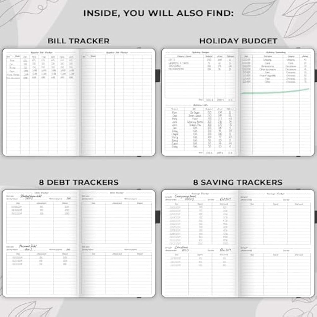 GoGirl Budget Planner – Undated A5 Financial Organizer & Expense Tracker