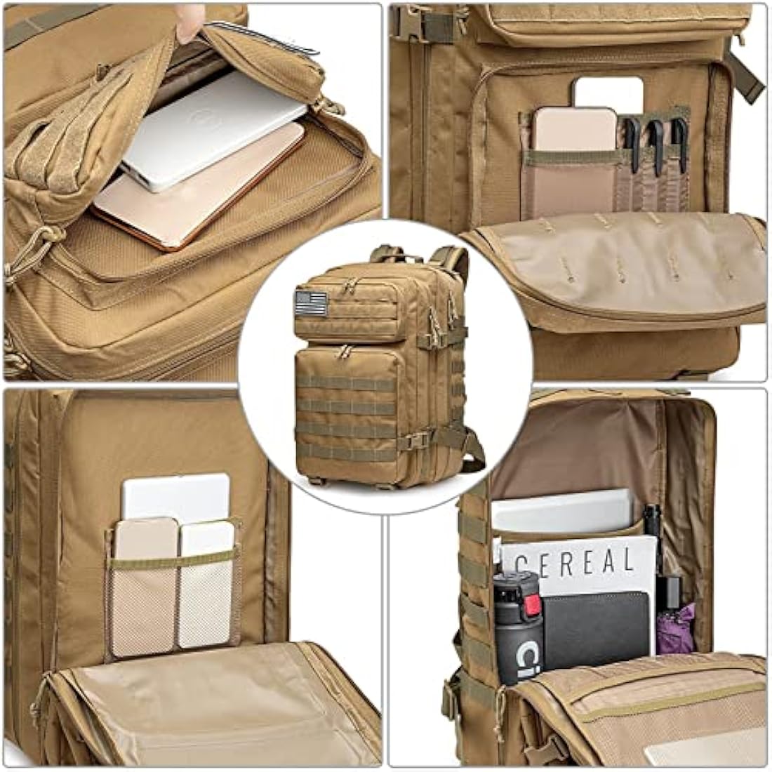 G4Free 40L Tactical Molle Backpack – Durable 1000D Hiking Assault Pack