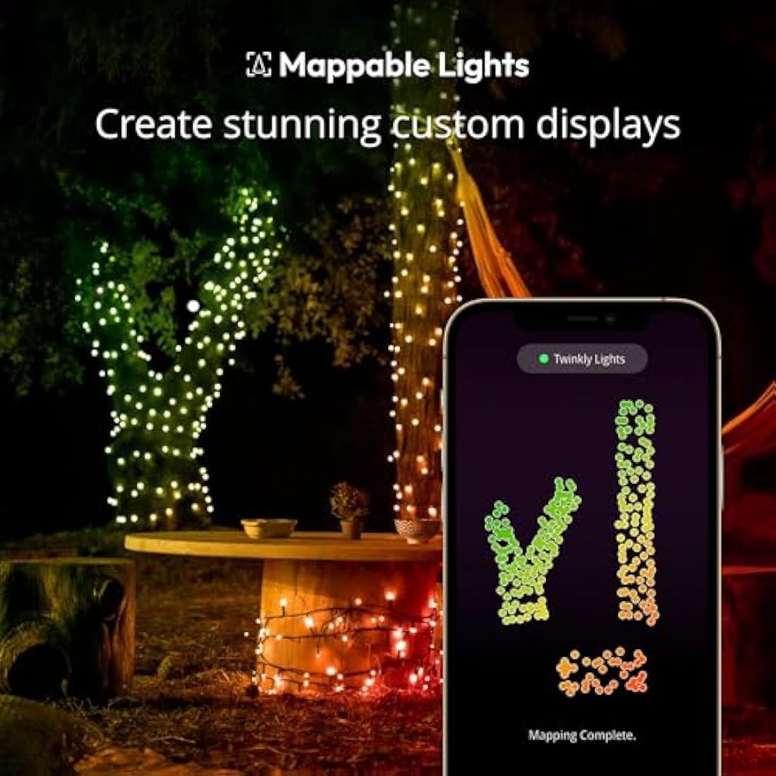 Twinkly Strings 100 LED RGB Smart Light String | App-Controlled | 8m