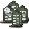 Go Time Gear Life Tent | 2-Person Mylar Emergency Shelter with Whistle