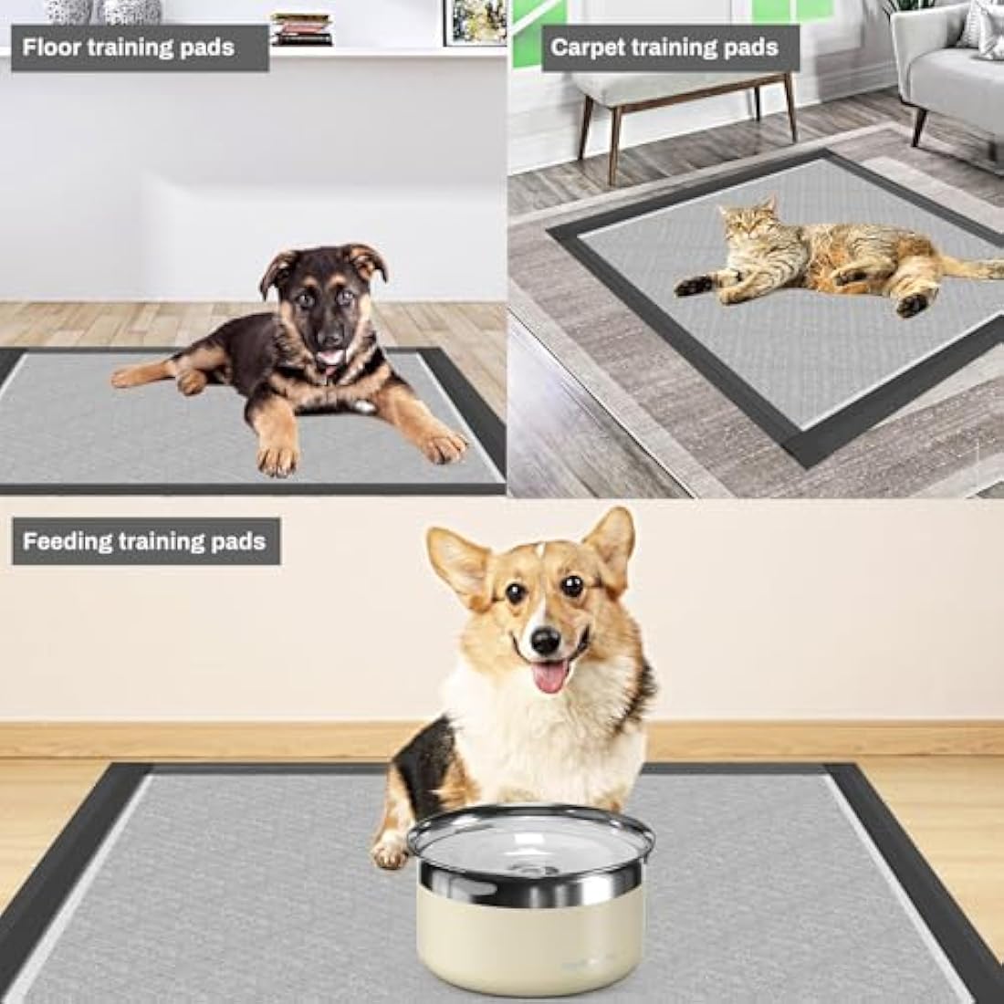 Gardner Pet XL Carbon Puppy Pads | 70x85cm Odor Control Training Pads
