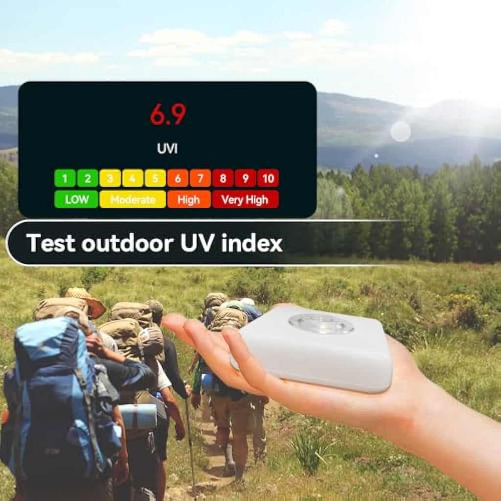 VBR Sun UV Index Meter with Sunburn Alarm and Beeping Reminder