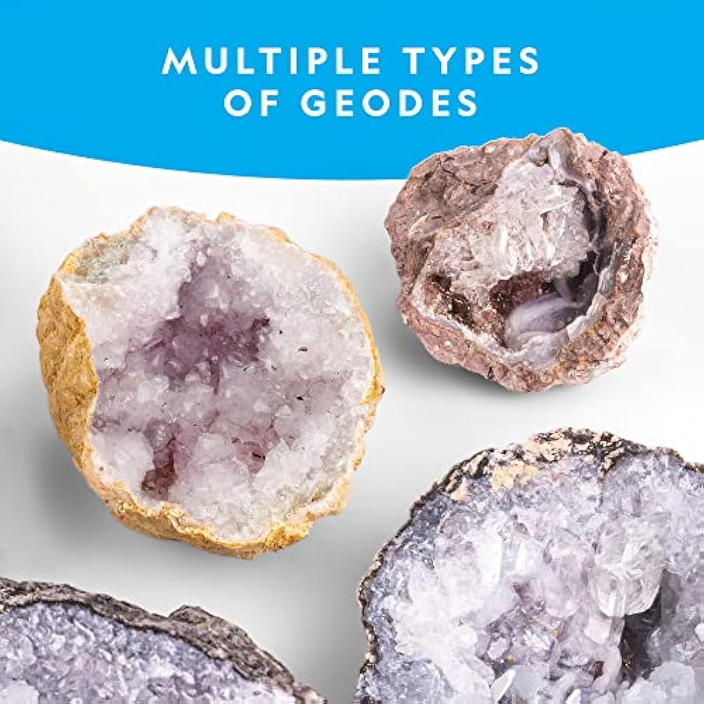 National Geographic 10 Premium Geodes STEM Science Kit with Goggles