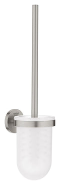 GROHE Start QuickFix Toilet Brush Set | Wall Mounted Stainless Steel
