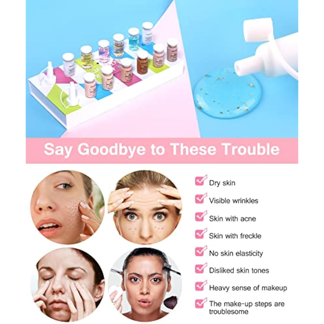 Jolof Store BB Glow Semi-Permanent Foundation Microneedling Serum Kit