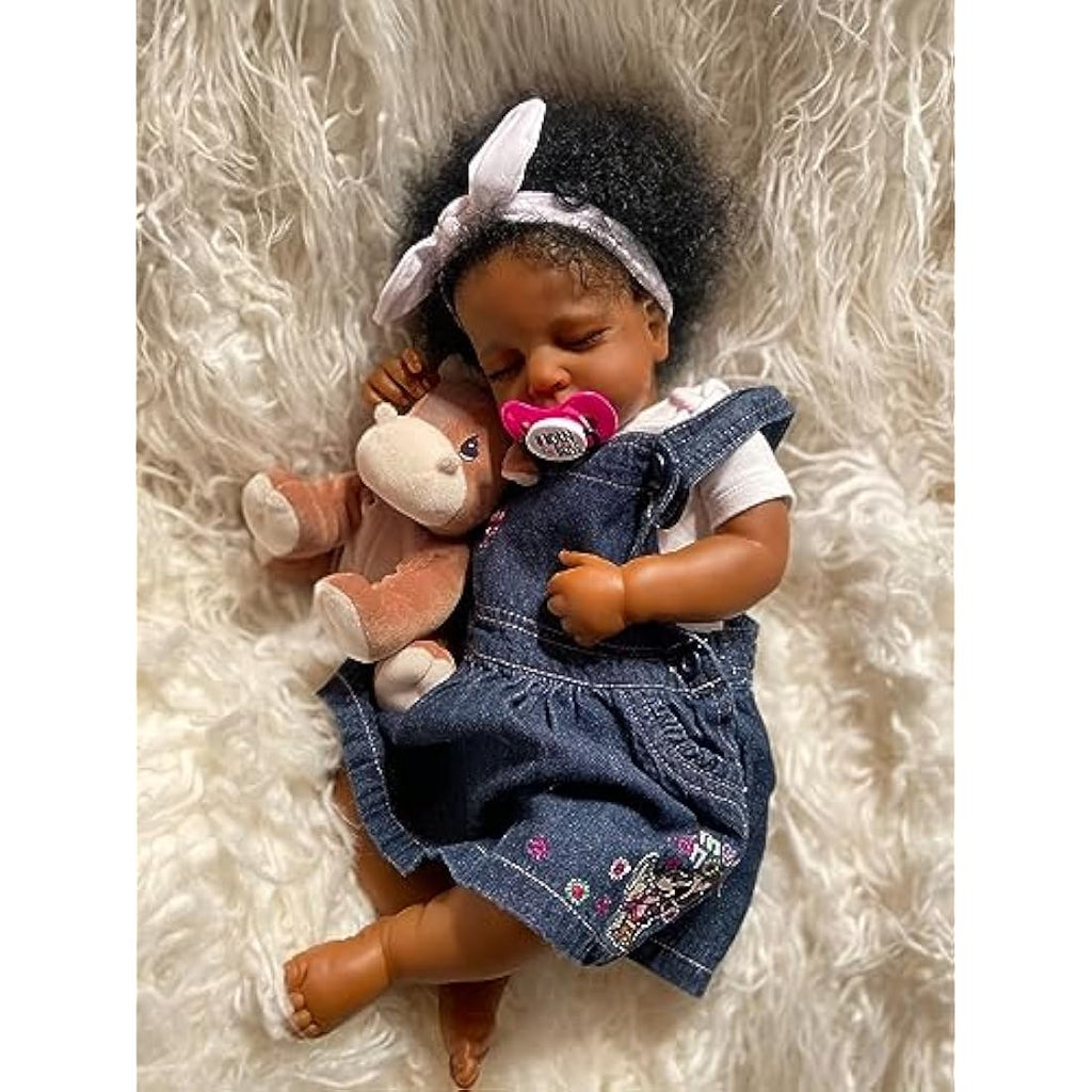 20" Reborn Baby Doll – Realistic African American Girl