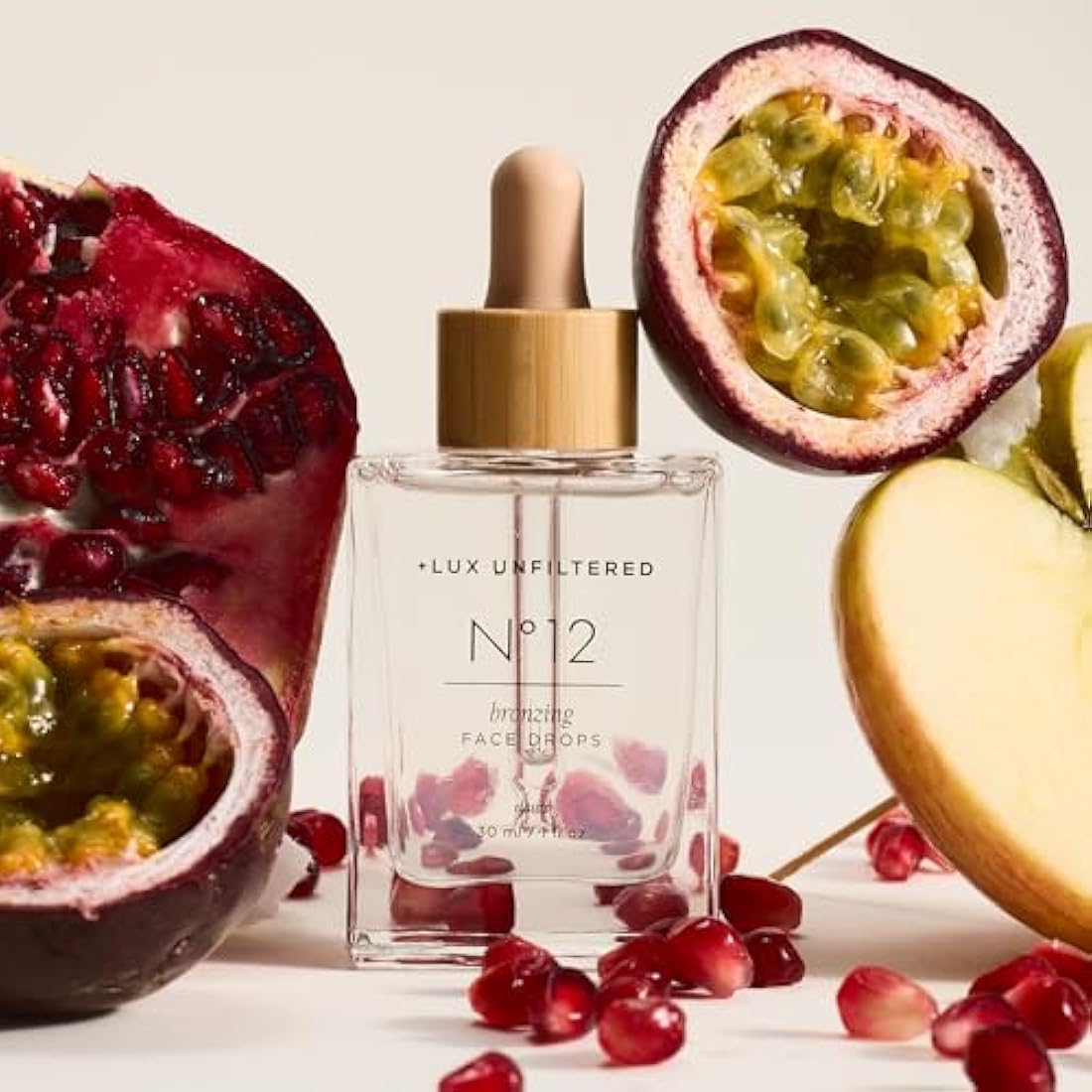+ Lux Unfiltered N°12 Face Tanning Drops | Bronzing Self Tanner with Hyaluronic