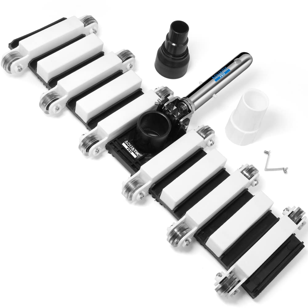 Aquatix Pro 22" Pool Vacuum Head | Weighted Commercial Grade Aluminum
