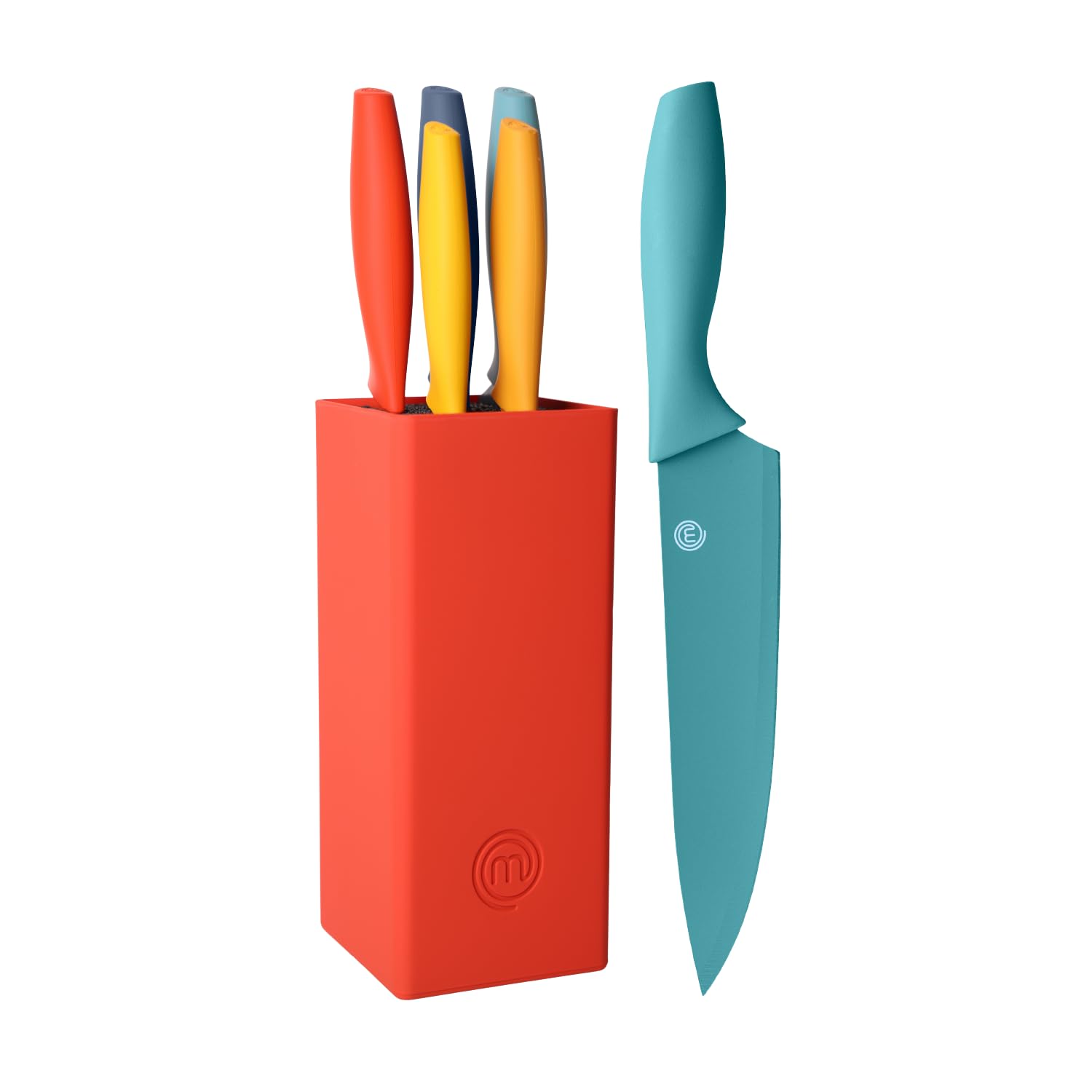 MasterChef 5-Piece Stainless Steel Knife Set with Block |