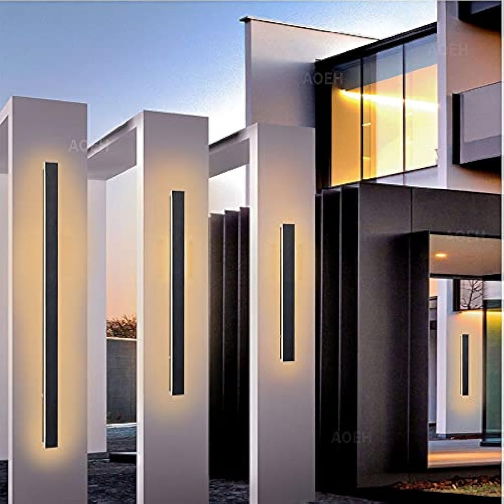 Modern LED Outdoor Wall Light – IP65 Waterproof 45W 125cm