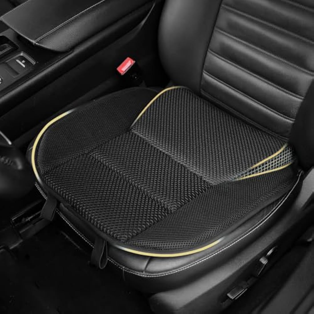 Memory Foam Wedge Car Seat Cushion for Driving – 4 Inch