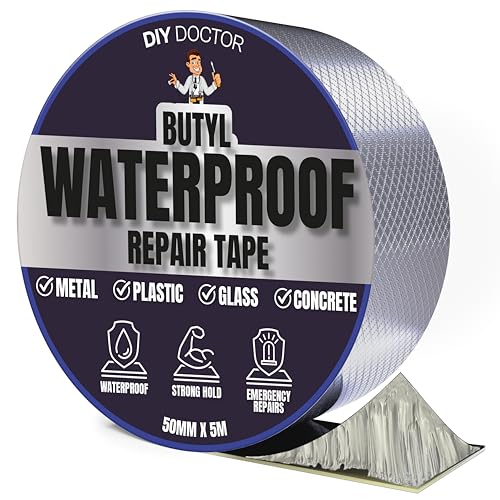 DIY Doctor Butyl Waterproof Tape – Aluminium Roof Sealant – 50mm x 5m