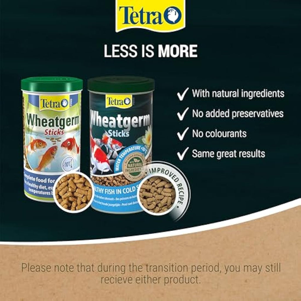 Tetra Wheatgerm Pond Fish Food Sticks – 1.4kg Cold Weather Feed