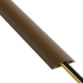D-Line CC-3 Floor Cable Protector – 1.8m Cord Cover Channel, Brown