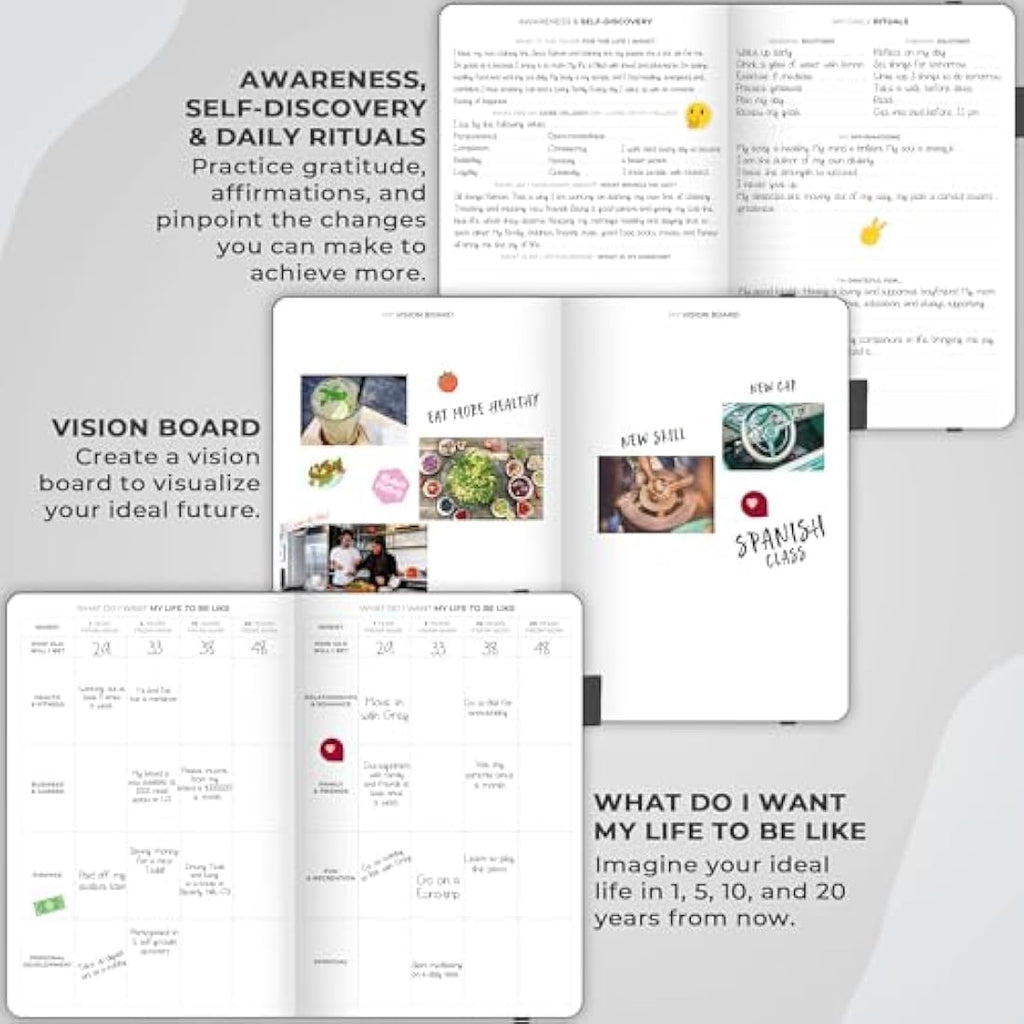 Clever Fox Undated Weekly Planner – A5 Grey Hourly Appointment Book