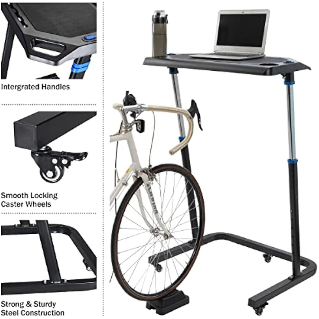 RAD Cycle Adjustable Bike Trainer Desk | Portable Standing Workstation
