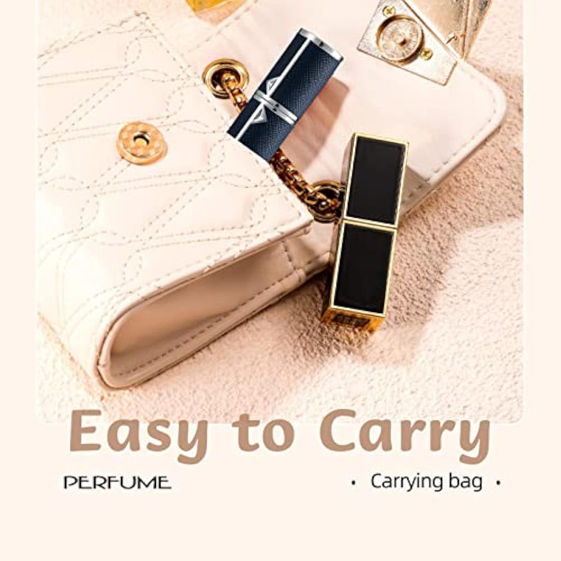 Jolof Store Refillable Perfume Atomiser – 5ml Leather Travel Spray