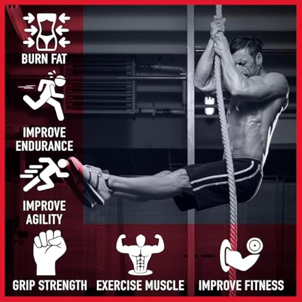 Toro Gear Jute Gym Climbing Rope | 1.5" Diameter Strength Training Rope