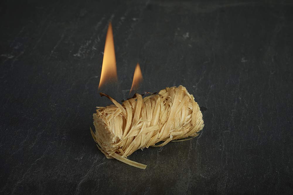 Flamers Natural Fire Lighters - 800 Pack Eco Wood Wool Firestarters