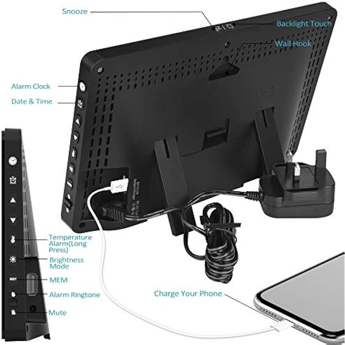 Kalawen Wireless Weather Station | Digital Barometer & Humidity Monitor